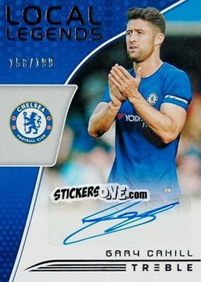 Sticker Gary Cahill - Treble Soccer 2018-2019 n. LL-21 - Panini