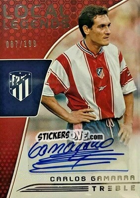 Sticker Carlos Gamarra - Treble Soccer 2018-2019 n. LL-24 - Panini