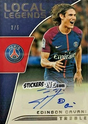 Sticker Edinson Cavani - Treble Soccer 2018-2019 n. LL-26 - Panini
