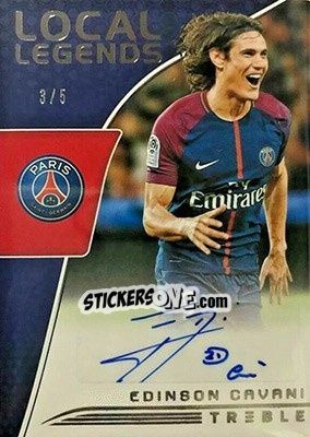 Sticker Edinson Cavani - Treble Soccer 2018-2019 - Panini