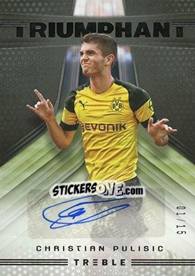 Sticker Christian Pulisic - Treble Soccer 2018-2019 n. T-6 - Panini