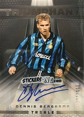 Sticker Dennis Bergkamp - Treble Soccer 2018-2019 n. T-8 - Panini