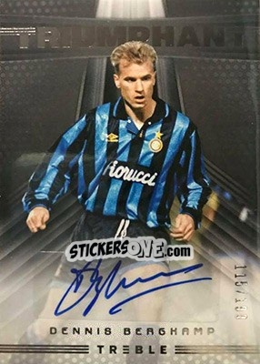 Sticker Dennis Bergkamp - Treble Soccer 2018-2019 - Panini