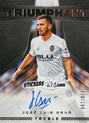 Sticker Jose Luis Gaya - Treble Soccer 2018-2019 n. T-10 - Panini