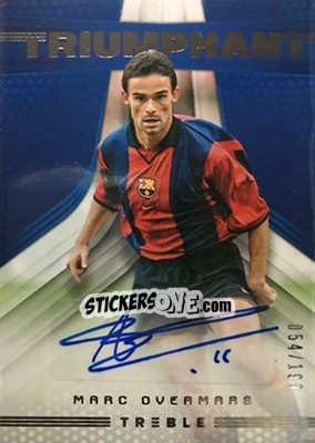 Figurina Marc Overmars - Treble Soccer 2018-2019 - Panini