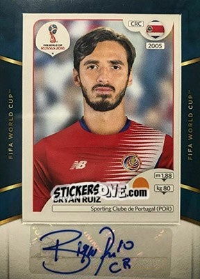 Sticker Bryan Ruiz - Treble Soccer 2018-2019 n. WC-5 - Panini