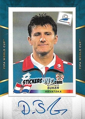 Sticker Davor Suker - Treble Soccer 2018-2019 n. WC-9 - Panini