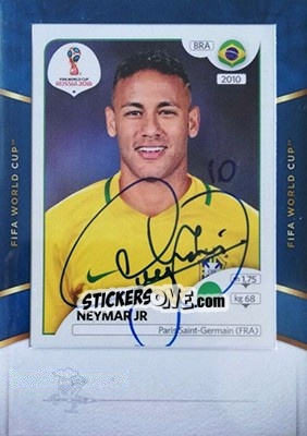 Sticker Neymar Jr. - Treble Soccer 2018-2019 n. WC-19 - Panini