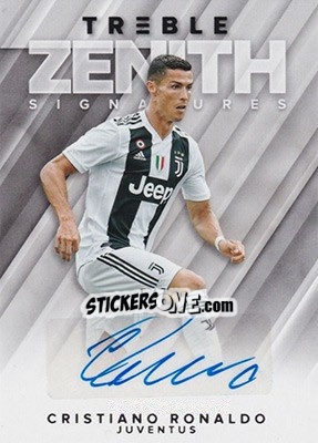 Sticker Cristiano Ronaldo - Treble Soccer 2018-2019 n. ZS-5 - Panini