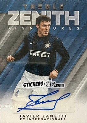 Sticker Javier Zanetti - Treble Soccer 2018-2019 n. ZS-15 - Panini