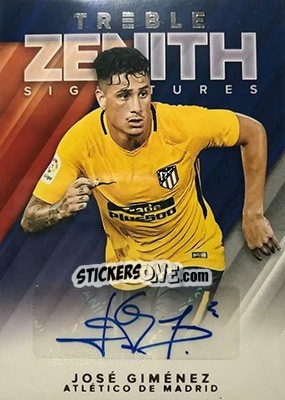 Figurina Jose Gimenez - Treble Soccer 2018-2019 - Panini