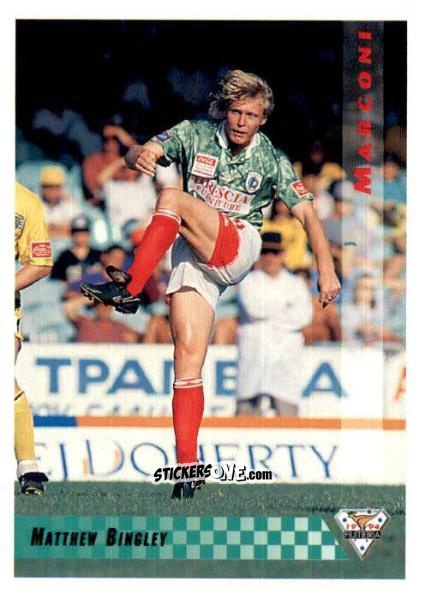 Cromo Matthew Bingley - Australian National Soccer League 1994 n. 8 - Futera
