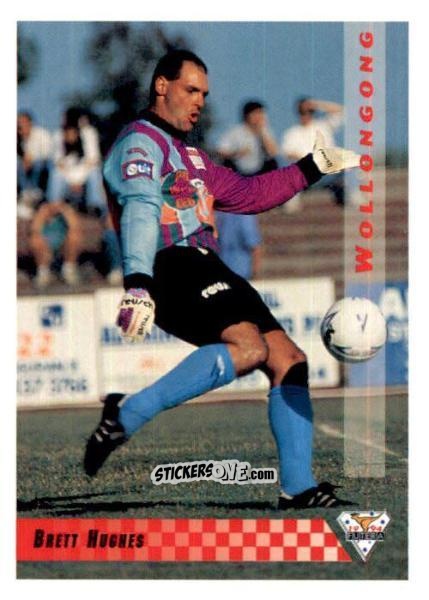 Cromo Brett Hughes - Australian National Soccer League 1994 n. 28 - Futera