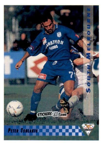 Figurina Peter Tsolakis - Australian National Soccer League 1994 n. 50 - Futera