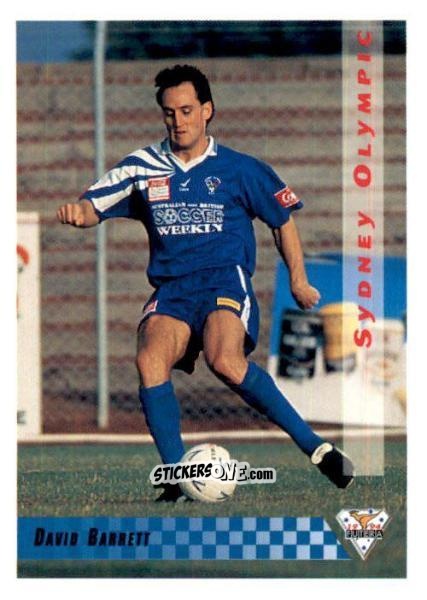 Figurina David Barrett - Australian National Soccer League 1994 n. 52 - Futera