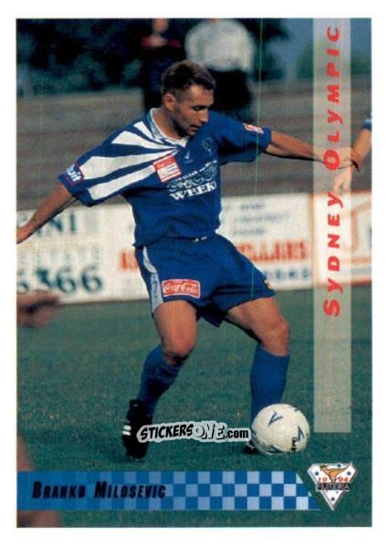Figurina Branko Milosevic - Australian National Soccer League 1994 n. 62 - Futera