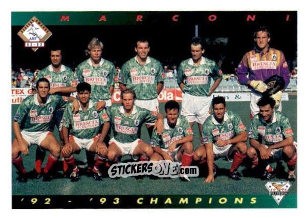 Cromo Marconi - Australian National Soccer League 1994 n. 107 - Futera