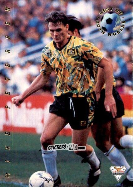 Figurina Mike Petersen - Australian National Soccer League 1994 n. BW2 - Futera