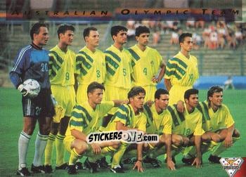 Sticker OR1.  Team Photo (Australia) - Australian National Soccer League 1994 n. OR1 - Futera