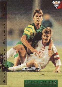 Sticker Or8.  George Slifkas (Australia) - Australian National Soccer League 1994 n. OR8 - Futera