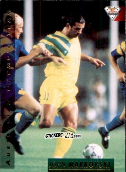Figurina OR9.  John Markovski (Australia) - Australian National Soccer League 1994 n. OR9 - Futera