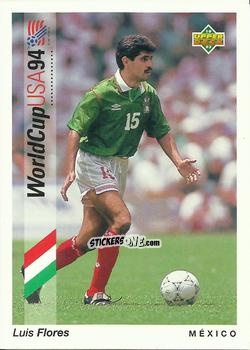 Cromo Luis Flores - World Cup USA 1994. Preview Italian/Spanish n. 3 - Upper Deck