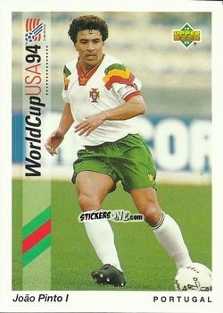 Sticker Joao Pinto I - World Cup USA 1994. Preview Italian/Spanish n. 10 - Upper Deck