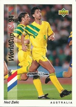 Sticker Ned Zelic - World Cup USA 1994. Preview Italian/Spanish n. 12 - Upper Deck