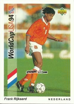 Sticker Frank Rijkaard - World Cup USA 1994. Preview Italian/Spanish n. 18 - Upper Deck