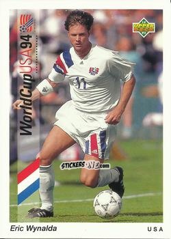 Sticker Eric Wynalda - World Cup USA 1994. Preview Italian/Spanish n. 22 - Upper Deck
