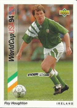Sticker Ray Houghton - World Cup USA 1994. Preview Italian/Spanish n. 32 - Upper Deck