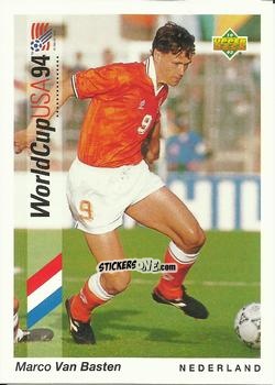 Sticker Marco Van Basten - World Cup USA 1994. Preview Italian/Spanish n. 36 - Upper Deck