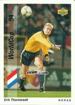Sticker Erik Thorstvedt - World Cup USA 1994. Preview Italian/Spanish n. 40 - Upper Deck