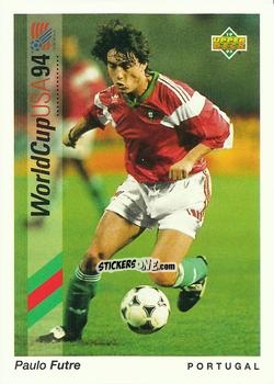Figurina Paulo Futre - World Cup USA 1994. Preview Italian/Spanish n. 41 - Upper Deck