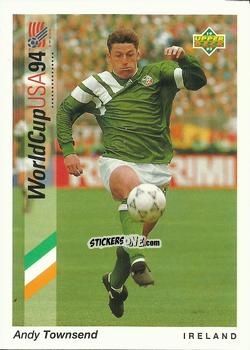 Figurina Andy Townsend - World Cup USA 1994. Preview Italian/Spanish n. 44 - Upper Deck