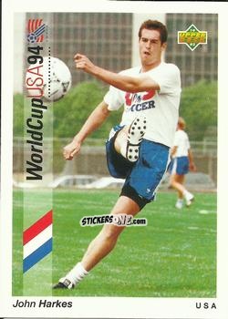 Sticker John Harkes - World Cup USA 1994. Preview Italian/Spanish n. 46 - Upper Deck