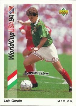 Sticker Luis Garcia - World Cup USA 1994. Preview Italian/Spanish n. 58 - Upper Deck