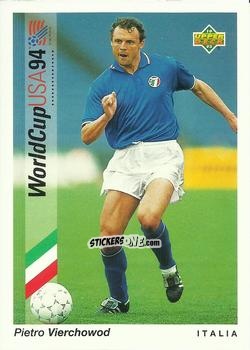 Cromo Pietro Vierchowod - World Cup USA 1994. Preview Italian/Spanish n. 81 - Upper Deck