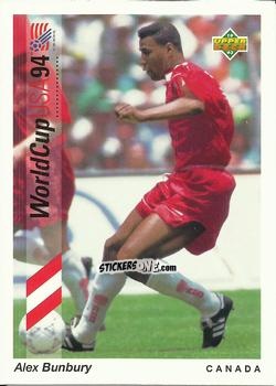 Sticker Alex Bunbury - World Cup USA 1994. Preview Italian/Spanish n. 88 - Upper Deck
