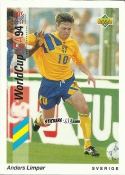 Sticker Anders Limpar - World Cup USA 1994. Preview Italian/Spanish n. 89 - Upper Deck
