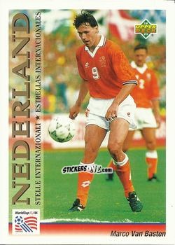 Sticker Marco Van Basten - World Cup USA 1994. Preview Italian/Spanish n. 101 - Upper Deck