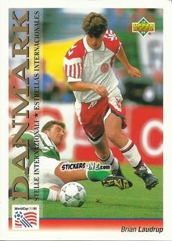 Sticker Brian Laudrup - World Cup USA 1994. Preview Italian/Spanish n. 111 - Upper Deck
