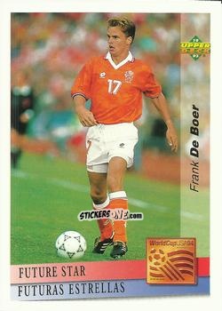 Figurina Frank De Boer - World Cup USA 1994. Preview Italian/Spanish n. 142 - Upper Deck