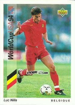 Sticker Luc Nilis - World Cup USA 1994. Preview Italian/Spanish n. 152 - Upper Deck