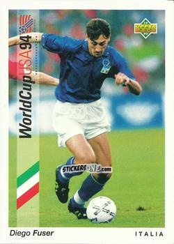 Cromo Diego Fuser - World Cup USA 1994. Preview Italian/Spanish n. 156 - Upper Deck