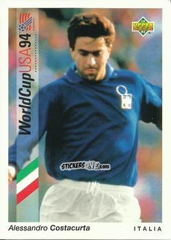 Cromo Alessandro Costacurta - World Cup USA 1994. Preview Italian/Spanish n. 157 - Upper Deck