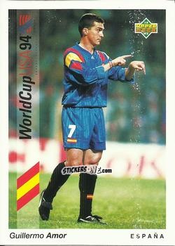 Sticker Guillermo Amor - World Cup USA 1994. Preview Italian/Spanish n. 159 - Upper Deck