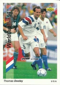 Cromo Thomas Dooley - World Cup USA 1994. Preview Italian/Spanish n. 165 - Upper Deck
