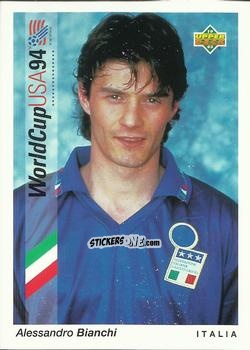 Sticker Alessandro Bianchi - World Cup USA 1994. Preview Italian/Spanish n. 168 - Upper Deck