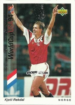 Sticker Kjetil Rekdal - World Cup USA 1994. Preview Italian/Spanish n. 171 - Upper Deck